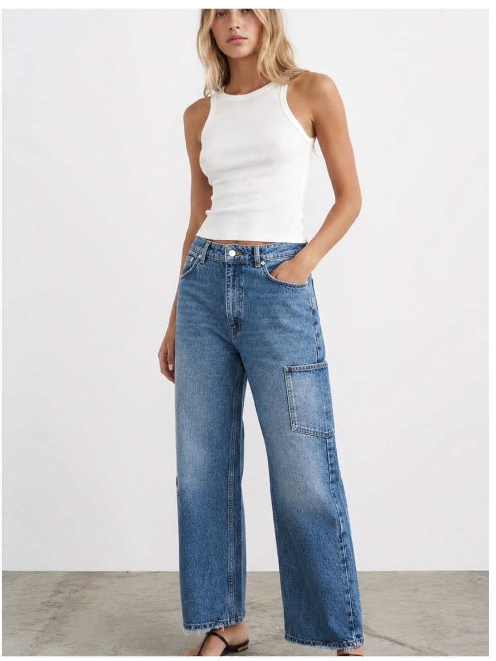 Zara Utility Jeans